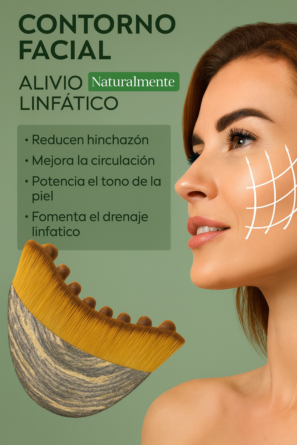 FIX™ - Cepillo Facial de Contorno Linfático
