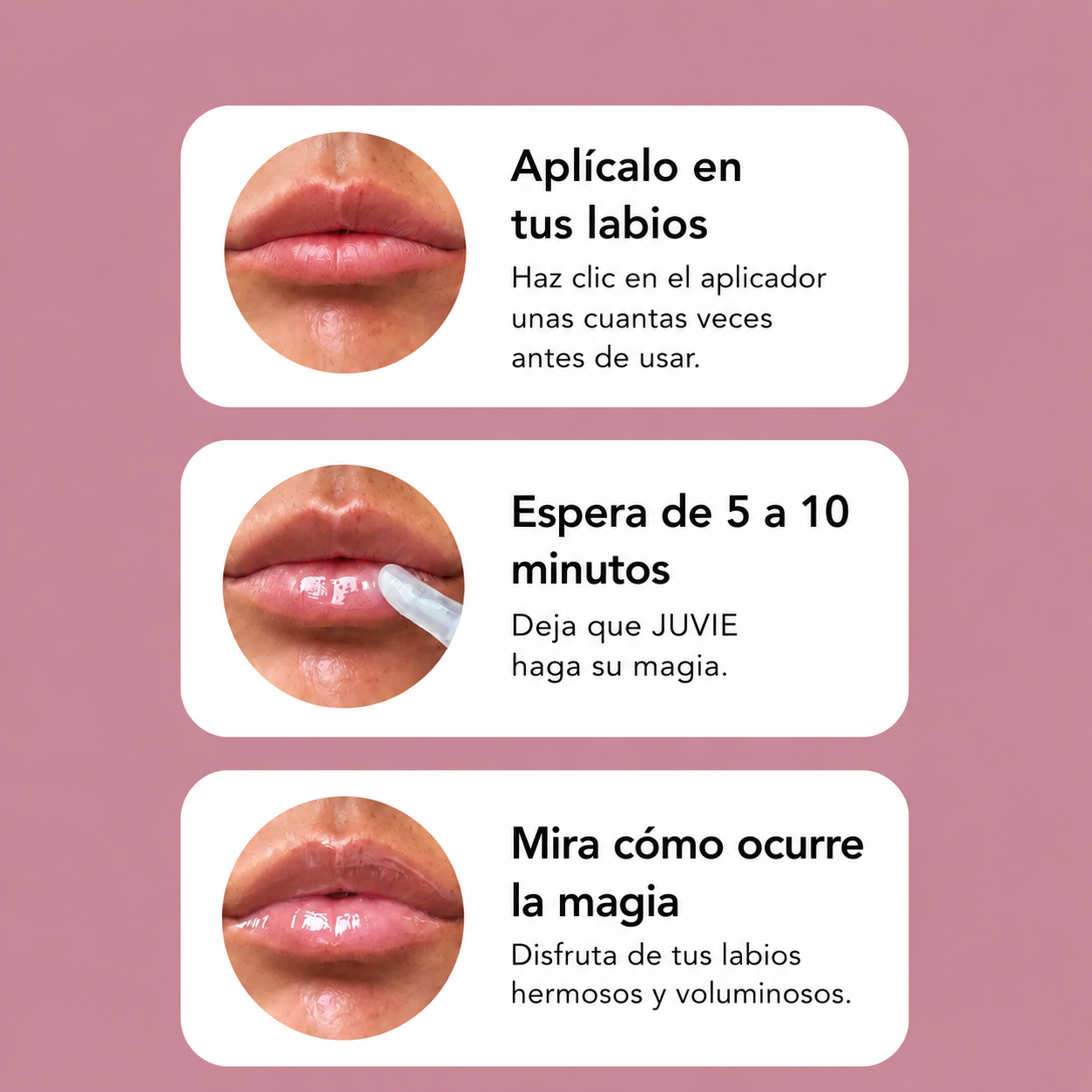 JUVIE™~Voluminizador de Labios con Ácido Hialurónico
